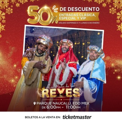 50% De descuento en tus entradas